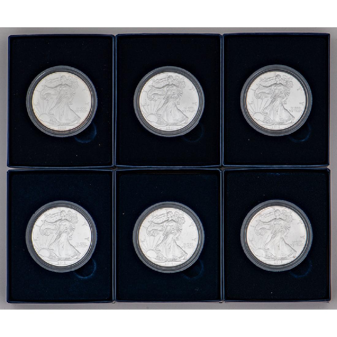 American Eagle One Ounce Silver Uncirculated Coins, Lot (1 of 3)