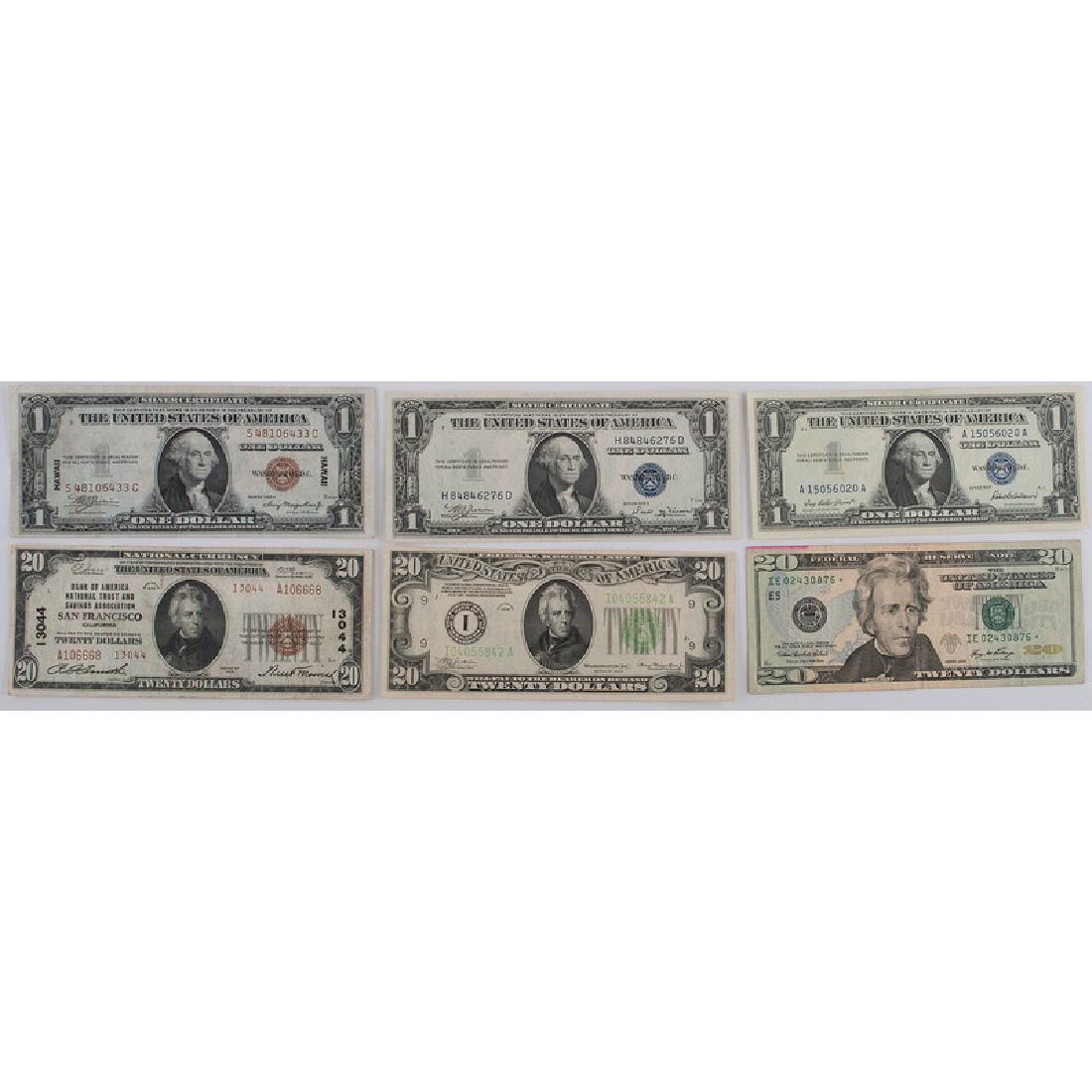 United States Paper Currency, Lot of Six (1 of 2)