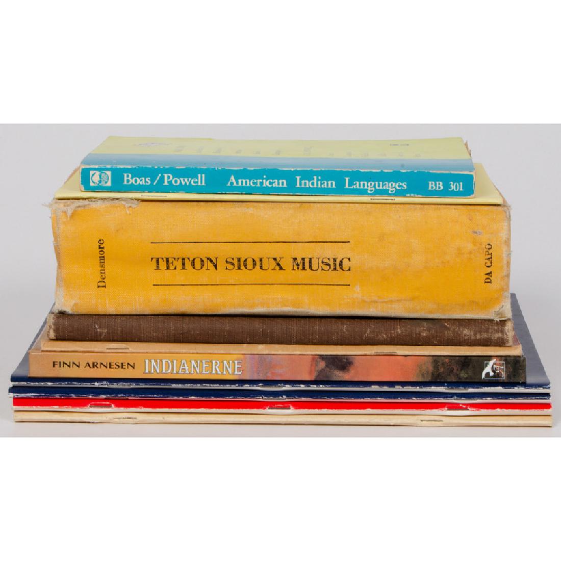 [Education] Books on American Indian Music and Language: includes: Arnesen, Finn. Indianerne: Historien om Nord-Amerikas urinnvanere. 1991 Boas, Franz, and J. W. Powell. Introduction to Handbook of American Indian Languages, Indian Linguistic Families of Am