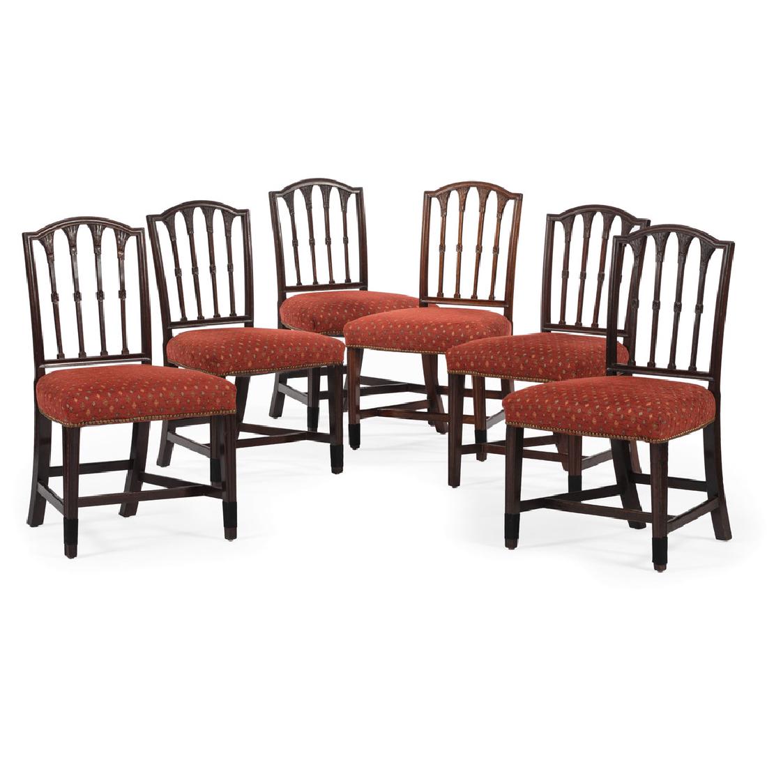 New York Federal Period Sheraton Dining Chairs Cowan S New York Federal Period Sheraton Dining Chairs
