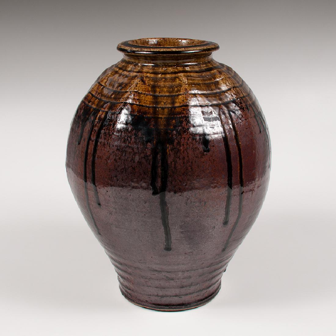 David Shaner (American, 1934-2002) for Archie Bray: David Shaner (American, 1934-2002) for Archie Bray Foundation Ceramic Untitled 20th century signed on underside stamped with Archie Bray mark on underside ht. 15.75, wd. 12, dp. 12 in.