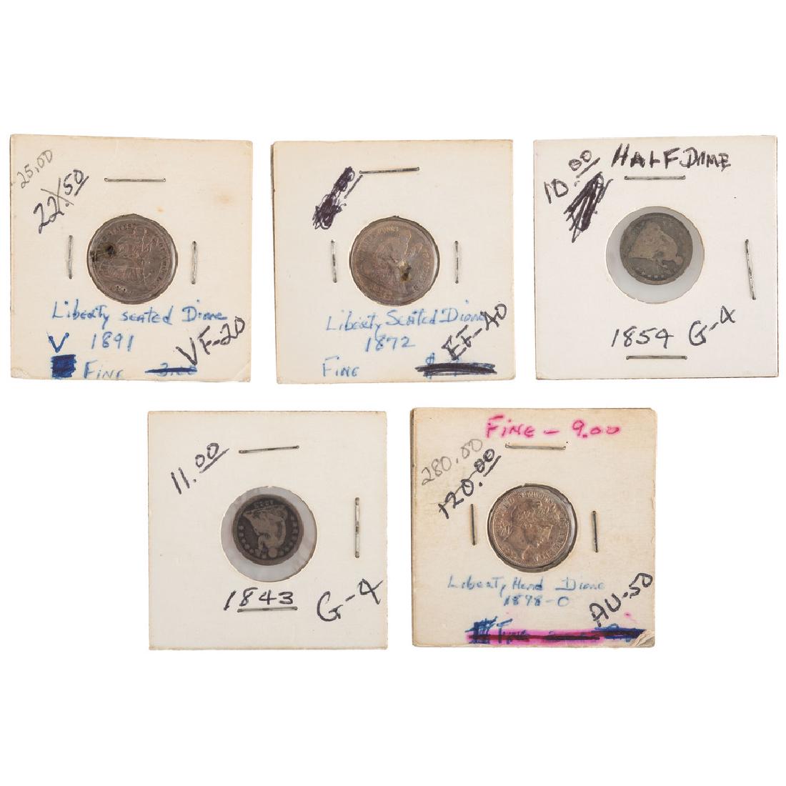 United States Liberty Head Dime 1898-O PLUS (1 of 2)