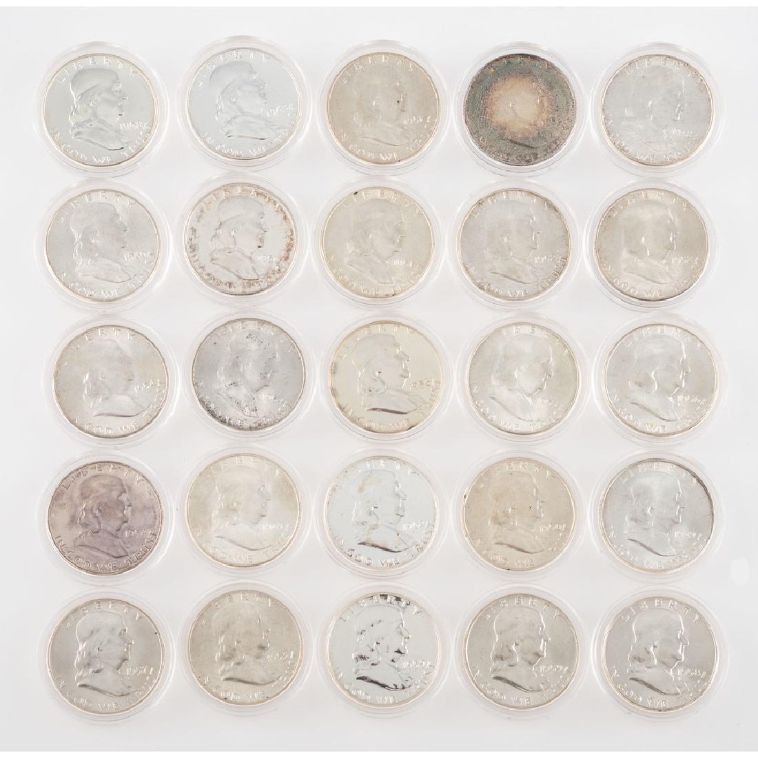 Franklin Half Dollar Coins and Proofs 1948-1963, Lot of (1 of 4)