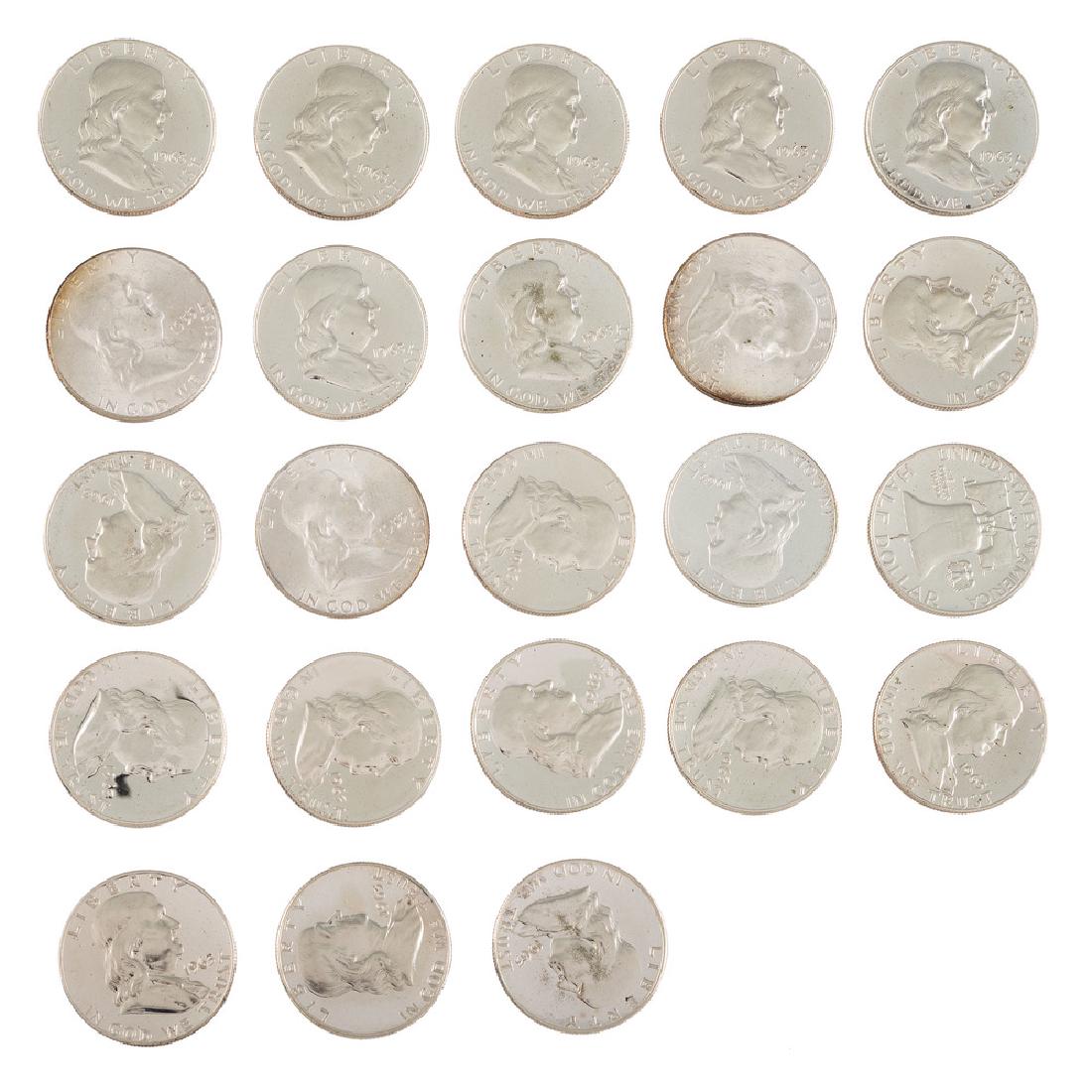 United States Benjamin Franklin Half Dollars and (1 of 2)