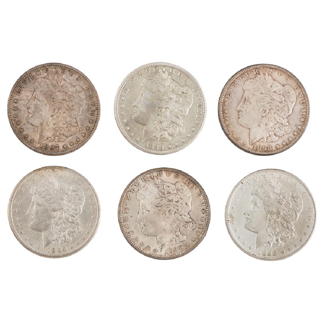 United States Morgan Silver Dollars, Lot of Six (1 of 2)