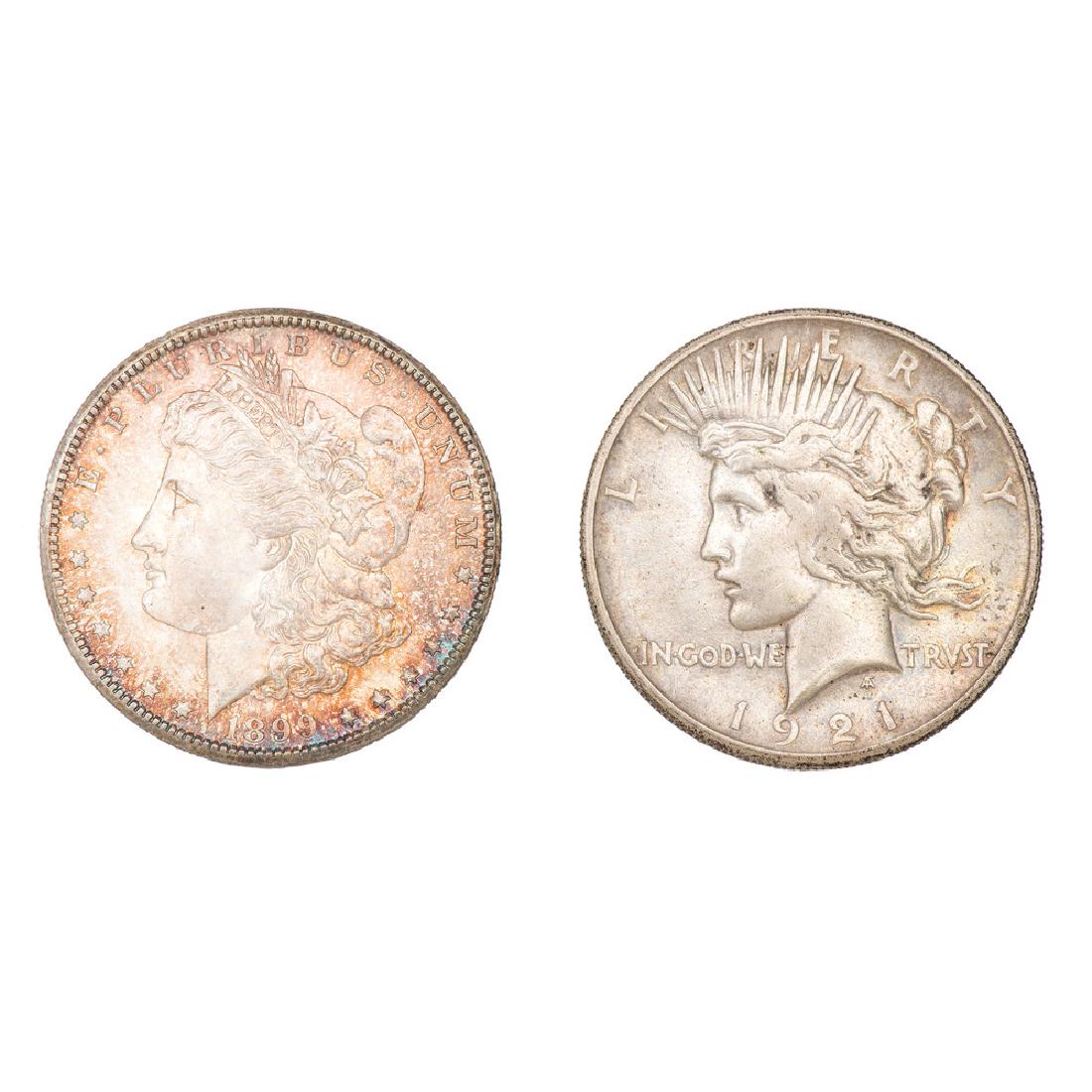 United States Silver Dollars, Lot of 2 (1 of 2)