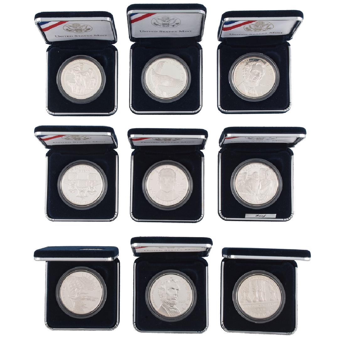 United States Boxed Commemorative Coins and Proofs, Lot (1 of 2)