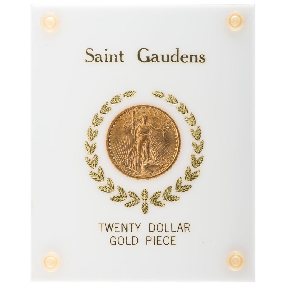 United States $20 Gold St. Gaudens 1908 (1 of 3)