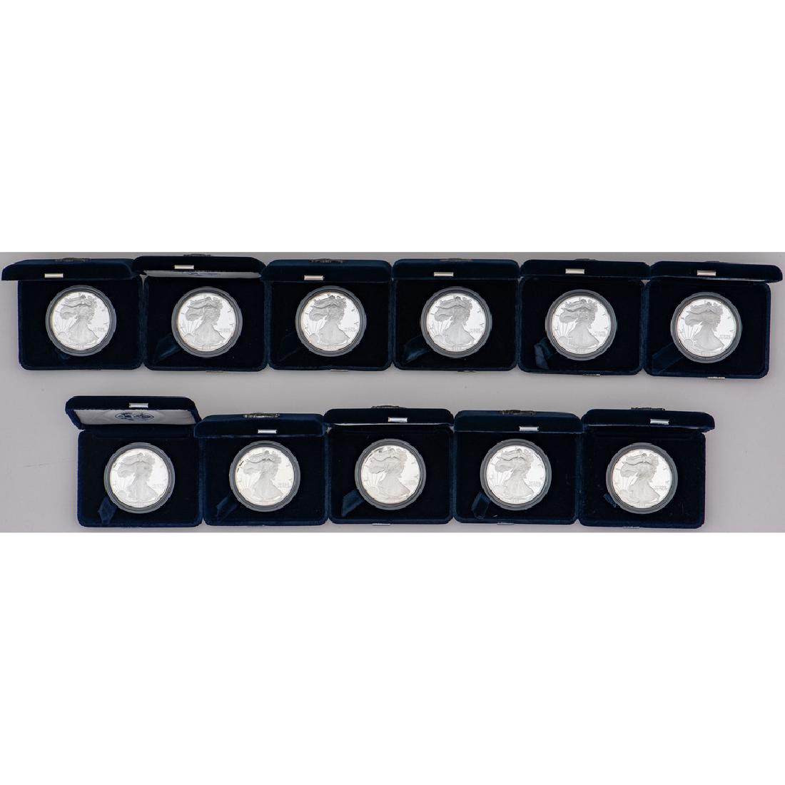 American Eagle One Ounce Proof Silver Bullion Coins, (1 of 3)