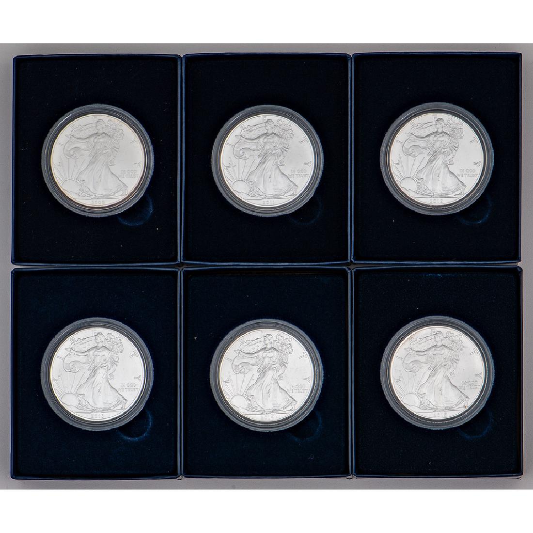 American Eagle One Ounce Silver Uncirculated Coins, Lot (1 of 3)