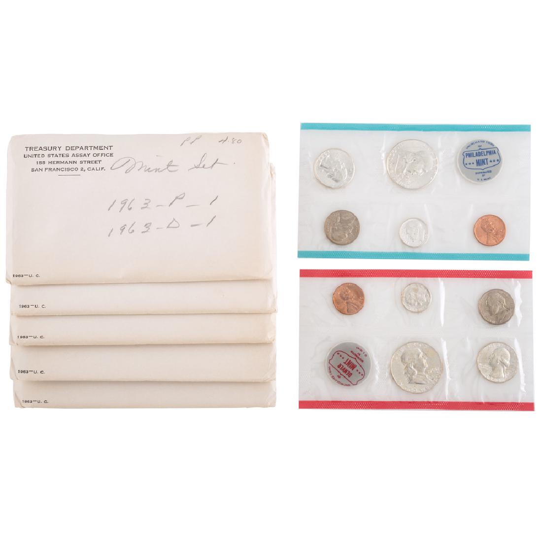 United States Uncirculated Mint Sets 1963 (1 of 2)
