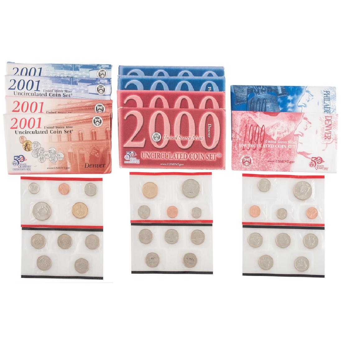 United States Mint Uncirculated Coin Sets 1991-2001 (1 of 2)