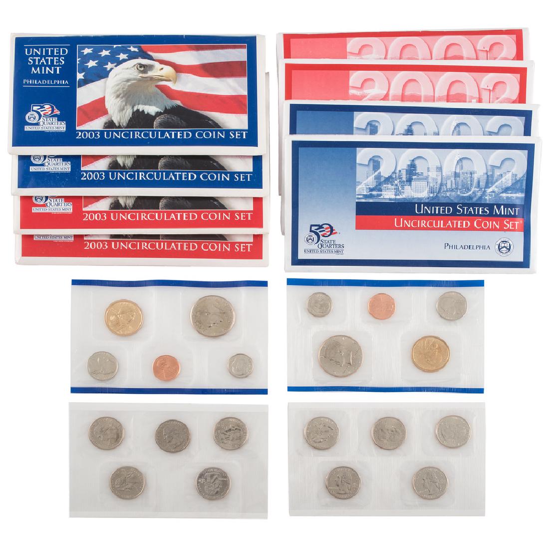 United States Mint Uncirculated Coin Sets 2002-2003 (1 of 2)