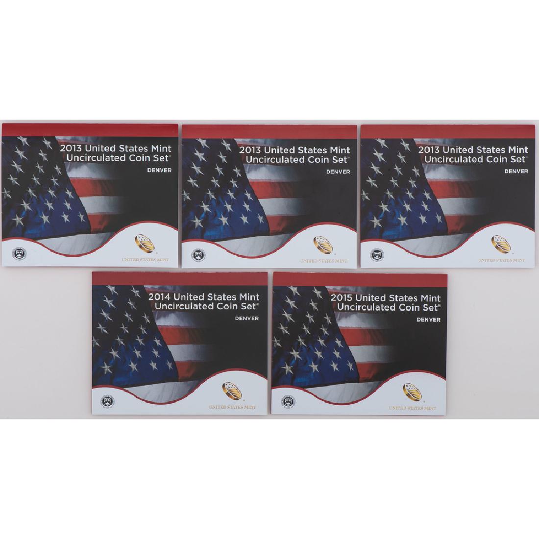 United States Mint Uncirculated Coin Sets, Lot of Ten (1 of 3)