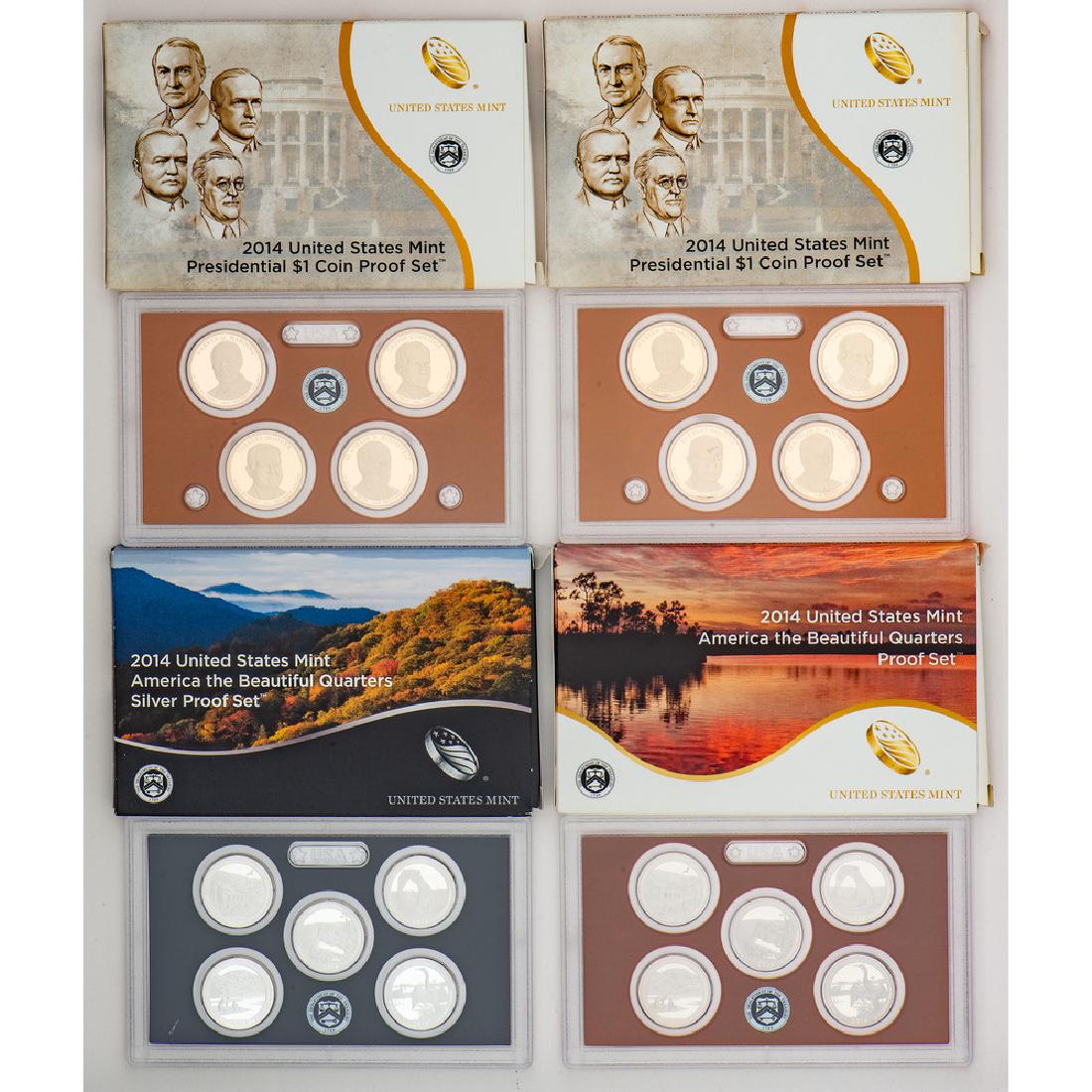 United States Mint Proof Sets 2014, Lot of Five (1 of 4)