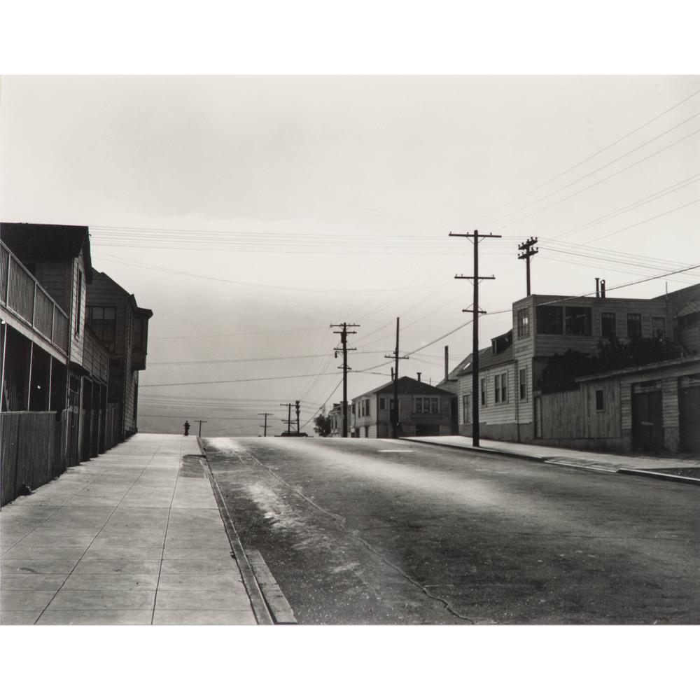 Brett Weston (American, 1911-1993): Untitled gelatin silver print stamped on verso by the Brett Weston Estate and dated 1/20/98 and notated EHG138 8 x 10 in. (sheet) 16 x 20 in. (frame) Provenance: From the Robert B. Riley Collection, I