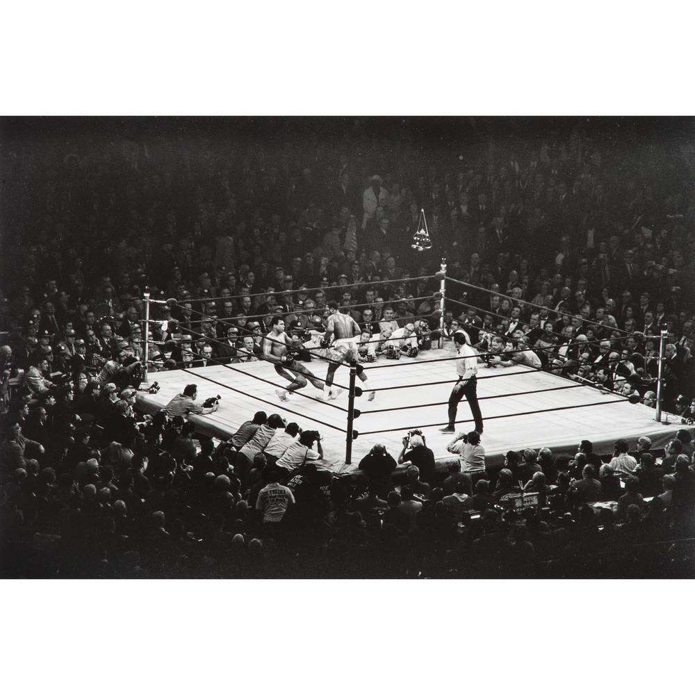 Elliott Erwitt, Silver Gelatin Photograph New York,: Elliott Erwitt, Silver Gelatin Photograph New York, 1971, Muhammad Ali vs. Joe Frazier in Fight of the Century Elliott Erwitt, New York City, 1971 (Muhammad Ali vs. Joe Frazier). Silver gelatin print.