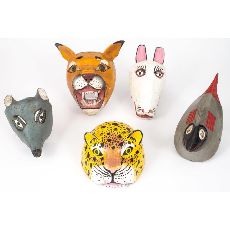 Folk Art Animal Masks (1 of 3)
