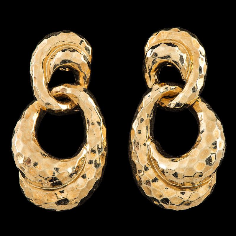 Henry Dunay 18k Gold Earclips (1 of 3)