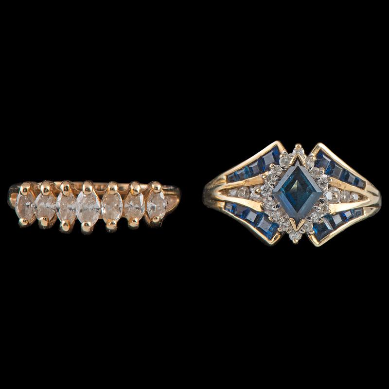 14k Gold Rings, Lot of Two (1 of 1)