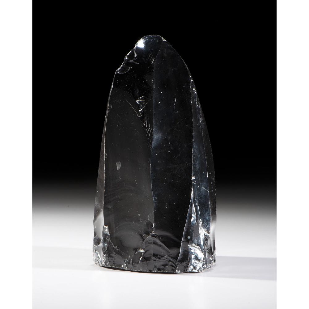 An Obsidian Core, Height 8-1/4 in.: Protohistoric, A.D. 1500-1650 height 8-1/4 in. Collection History Karl G. Parchert, Dearborn, Michigan