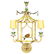 Chinoiserie Wall Sconces with Hanging Birds - 5