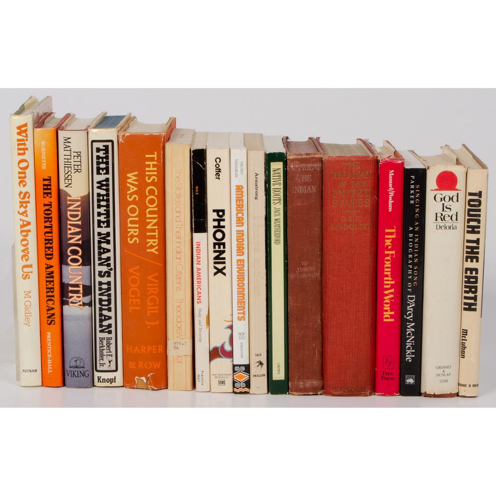 [Sociology] Books on American Indian Culture: lot of 38, includes: Armstrong, Virginia Irving., comp. I Have Spoken: American History Through the Voices of the Indians. 1971 Benedict, Ruth. Patterns of Culture: An Analysis of Our Social Struct