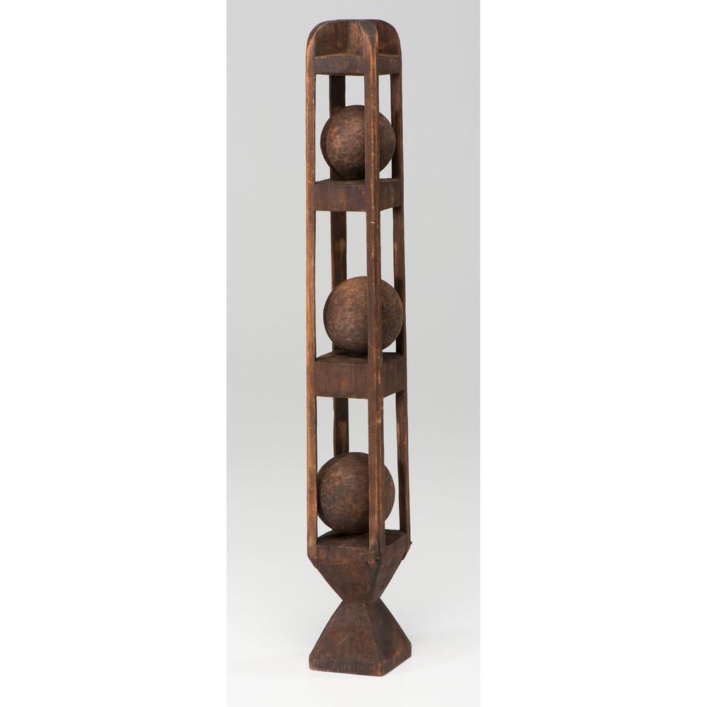 A Folk Art Carved Whimsey: A Folk Art Carved Whimsey 19th Century Height 19 1/2 inches.