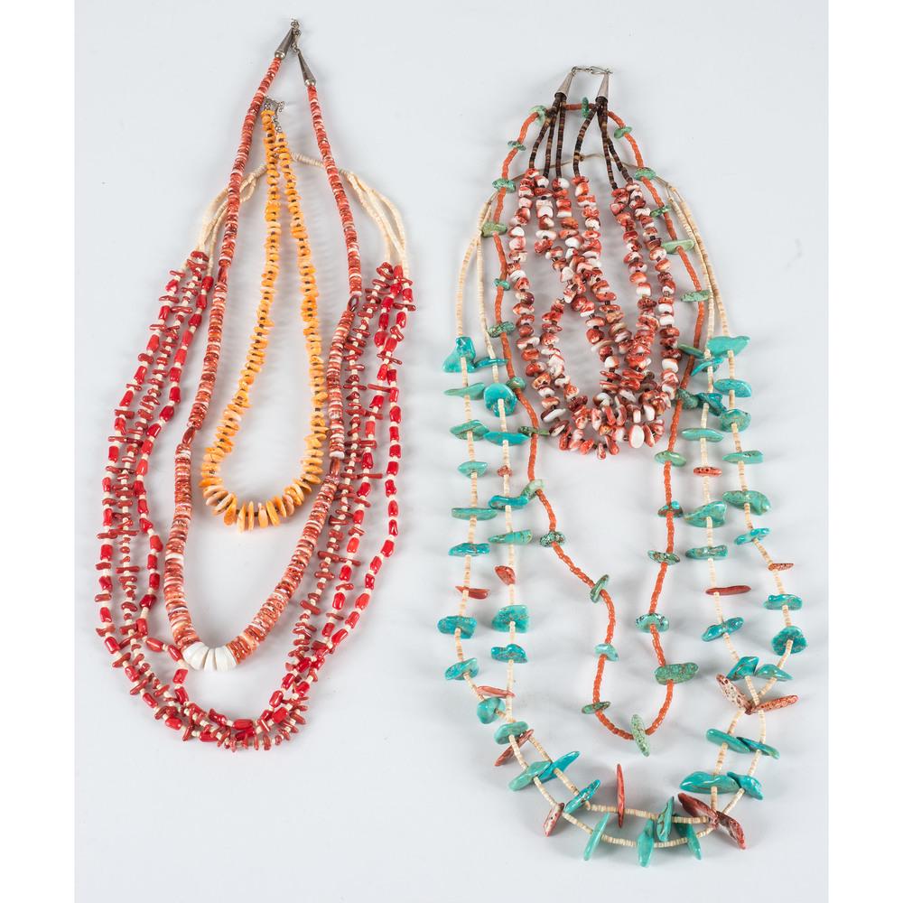 Pueblo Heishi, Coral, Spiny Oyster, and Turquoise (1 of 6)