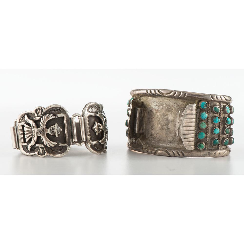 Horace Iule (Zuni, 1899-1978) Silver Knifewing (1 of 3)