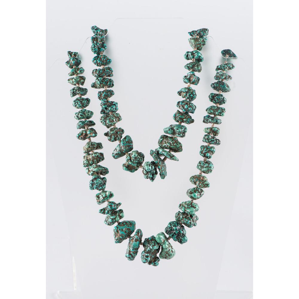 Pueblo Heishi and Turquoise Necklace (1 of 1)