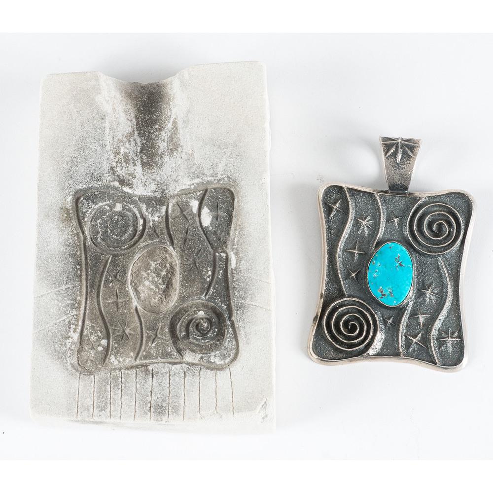 Kevin Yazzie (Diné, 20th Century) Tufa Cast Sterling (1 of 2)