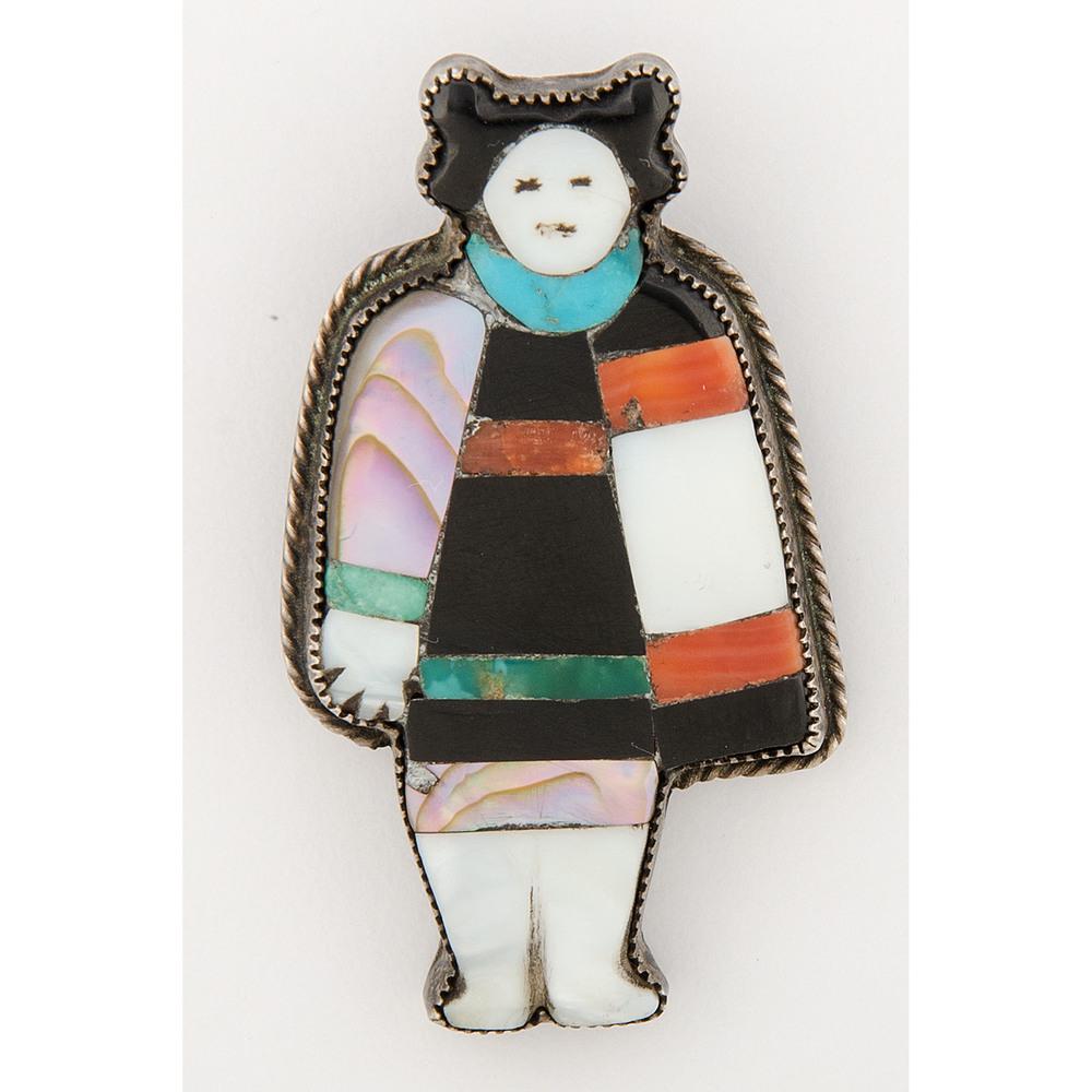 Sam Poblano (Zuni., b. 1923) Attributed, Mosaic Inlay (1 of 2)