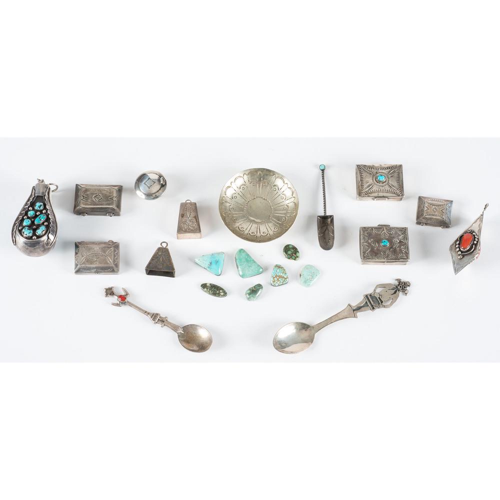 Miscellaneous Navajo Silver Items PLUS (1 of 2)