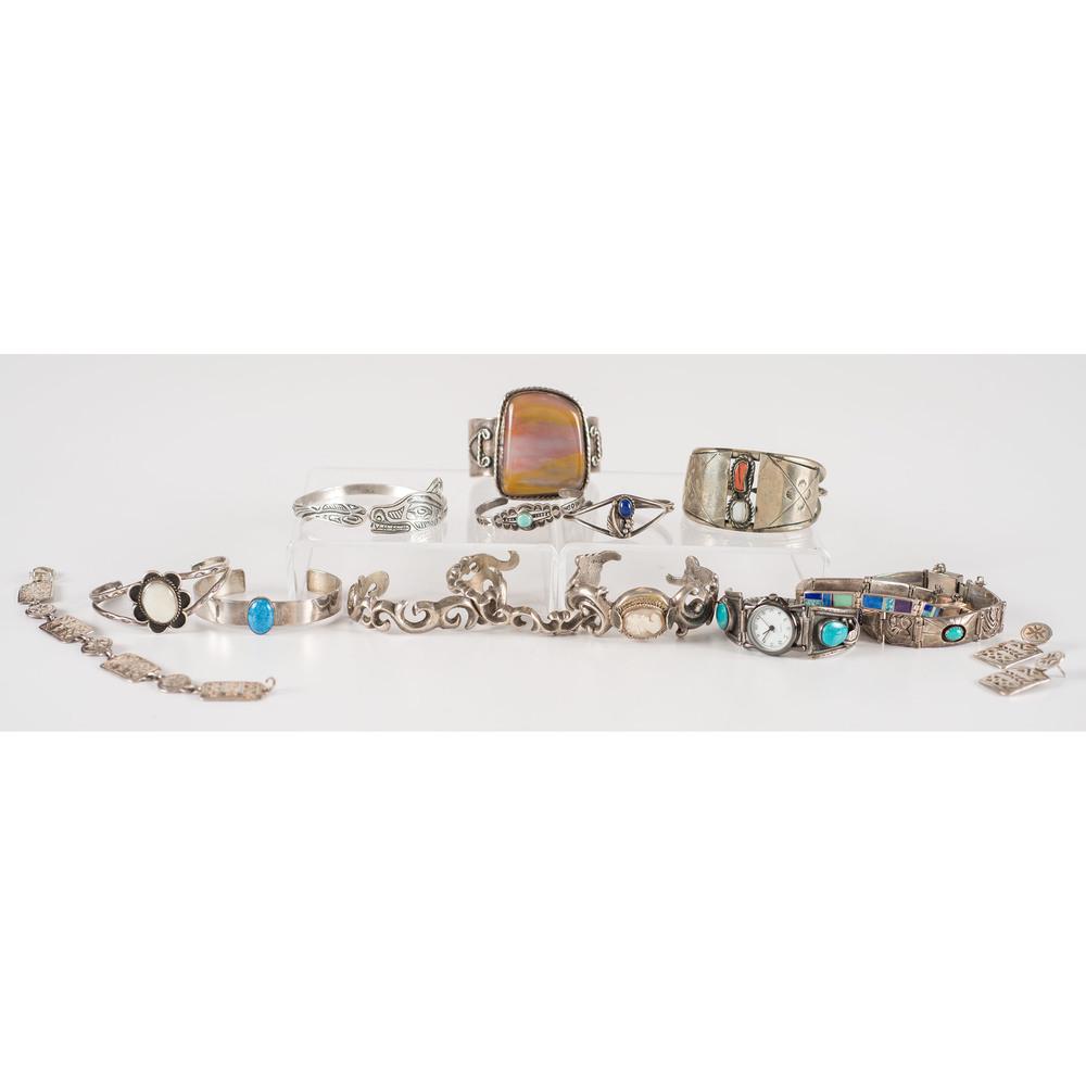 Navajo, Northwest Coast, and Southwestern Style Silver (1 of 4)