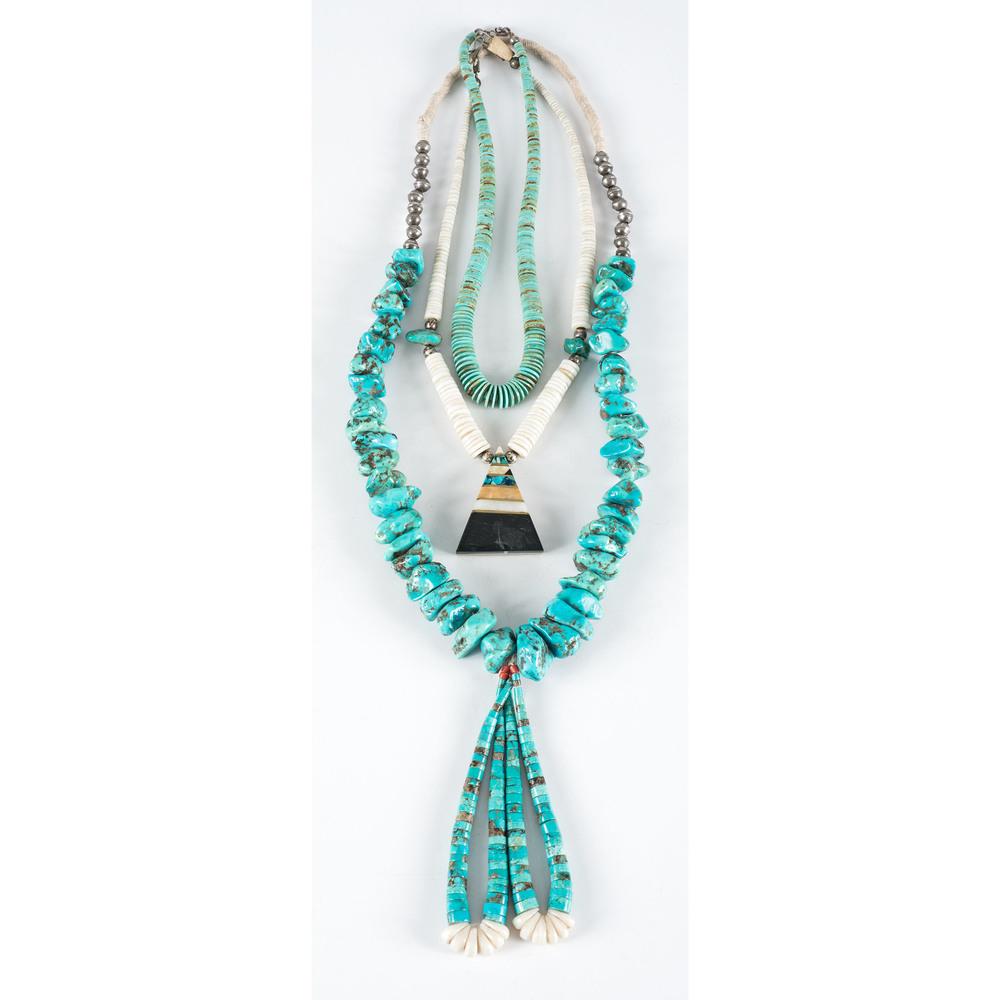 A Variety of Pueblo Necklaces (1 of 3)