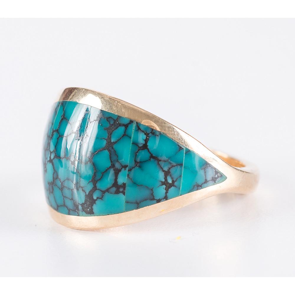 14k Gold Ring with Turquoise (1 of 2)