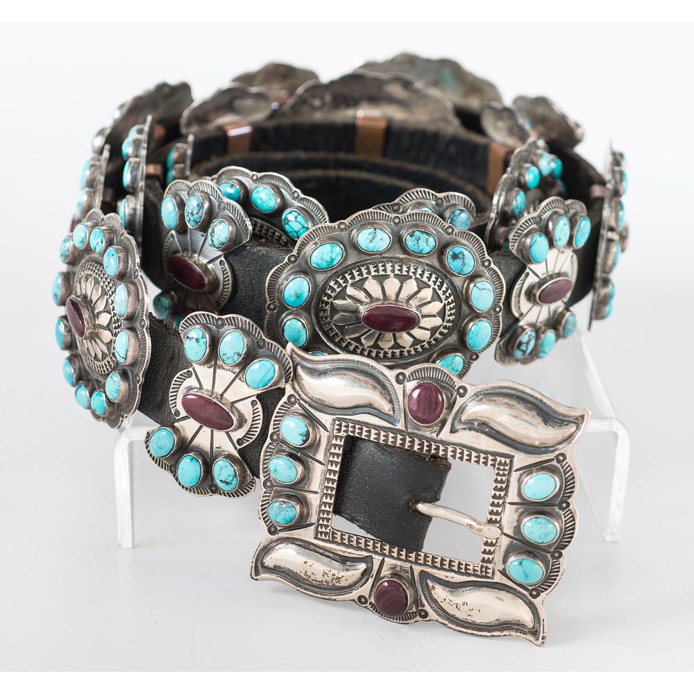 Southwestern Style Silver, Turquoise, and Sugilite (1 of 3)