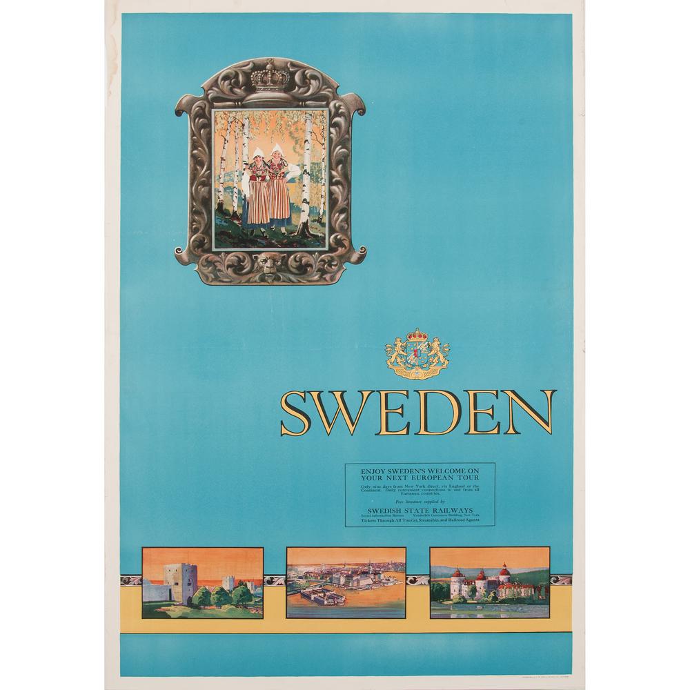 Swedish Travel Posters, Lot of Two (1 of 4)