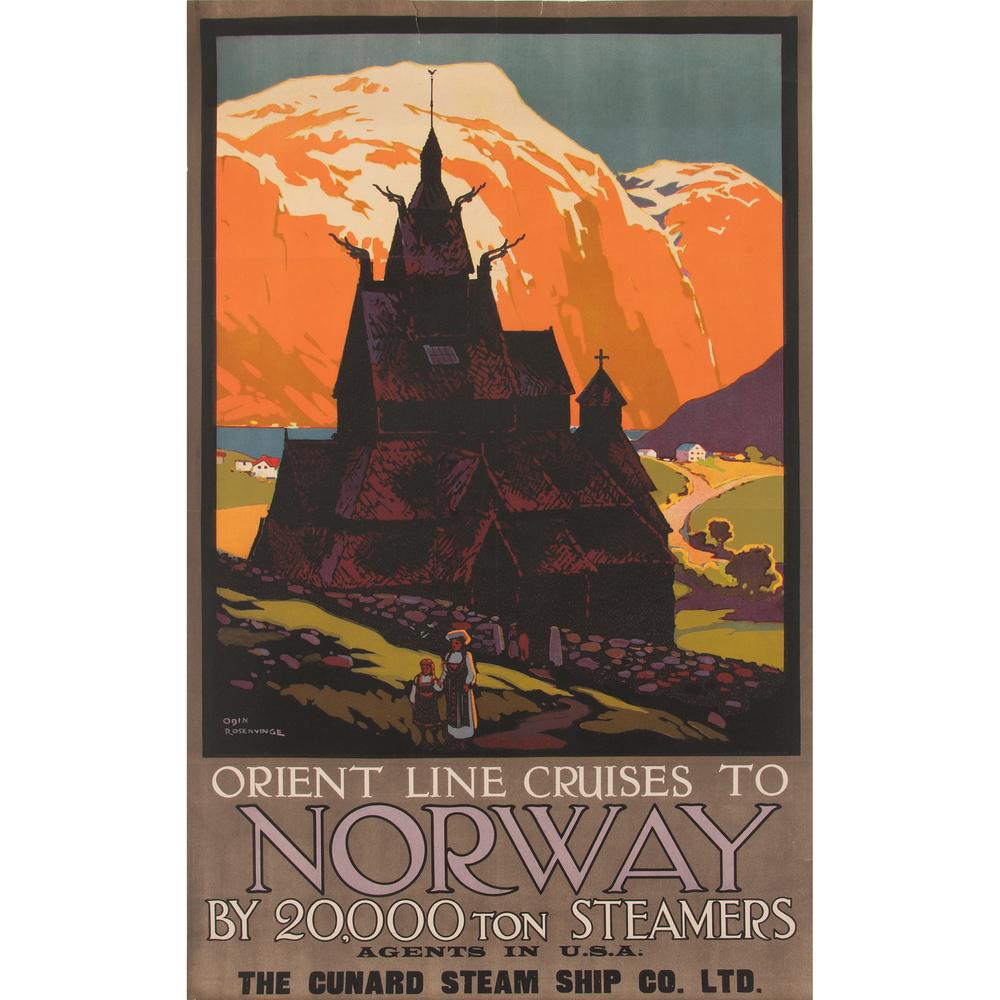 Odin Rosenvinge (British, 1880-1957) Orient Line (1 of 2)