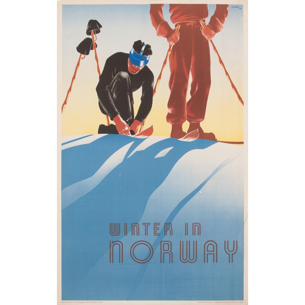 Schenk (20th Century) Winter in Norway (1 of 2)
