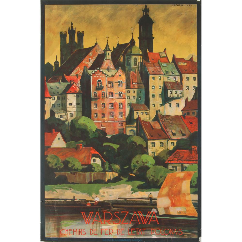Stefan Norblin (Polish, 1892-1952) Warszawa (1 of 2)