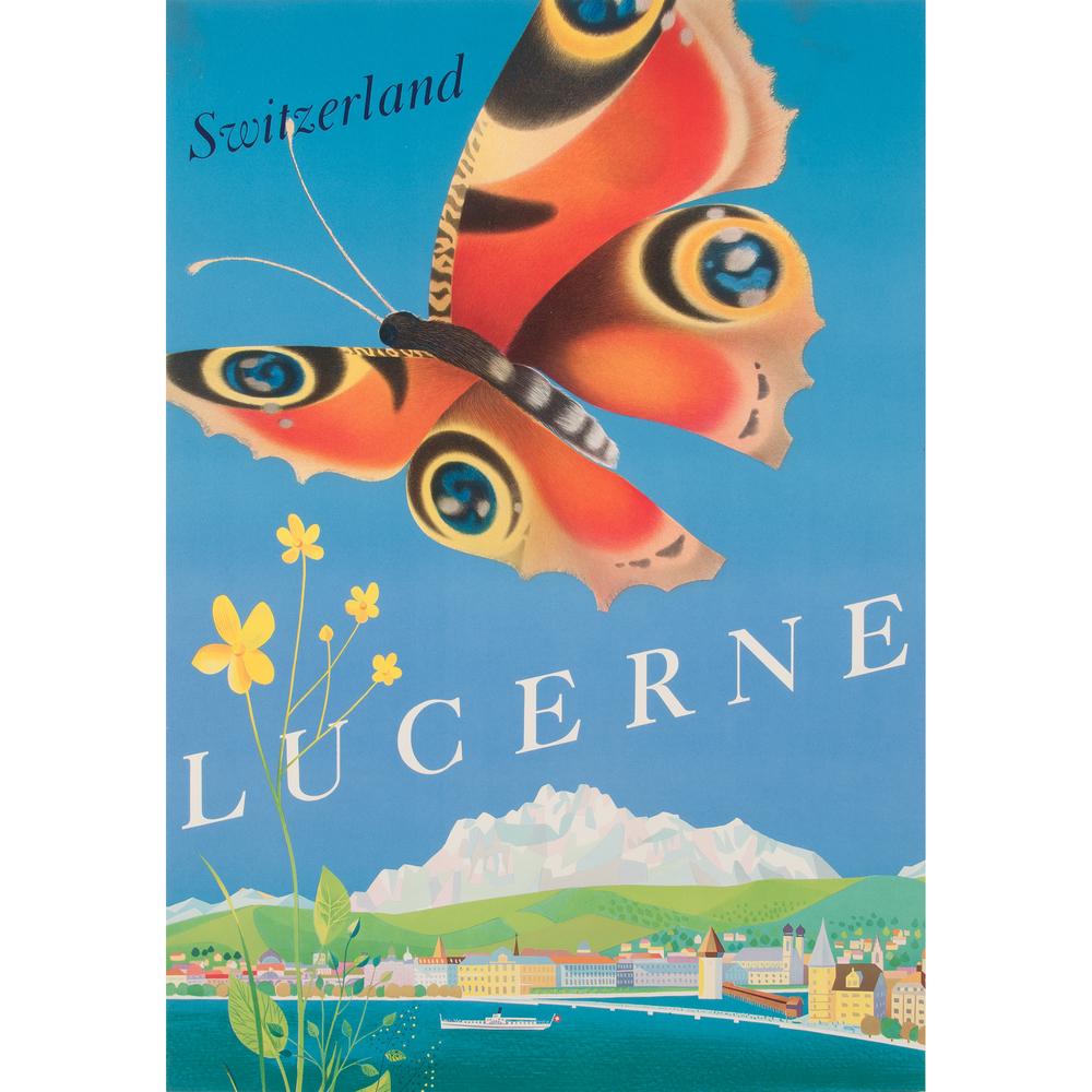 Switzerland Travel Posters, Lot of Two (1 of 4)