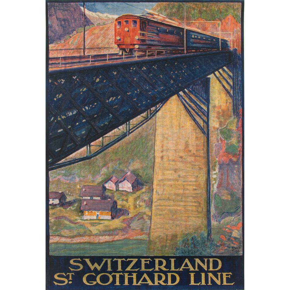 Daniele Buzzi (Swiss, 1890-1974) Switzerland St. (1 of 2)