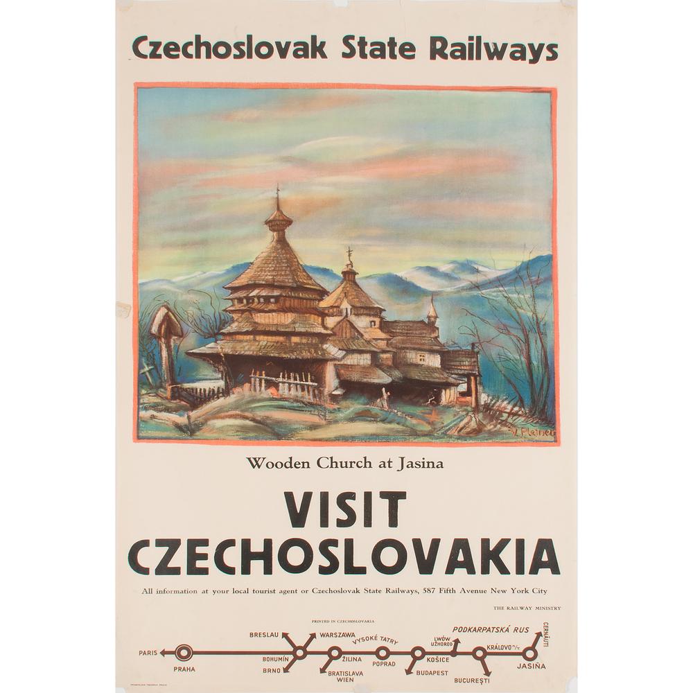 Czechoslovak Travel Posters, Lot of Three (1 of 6)