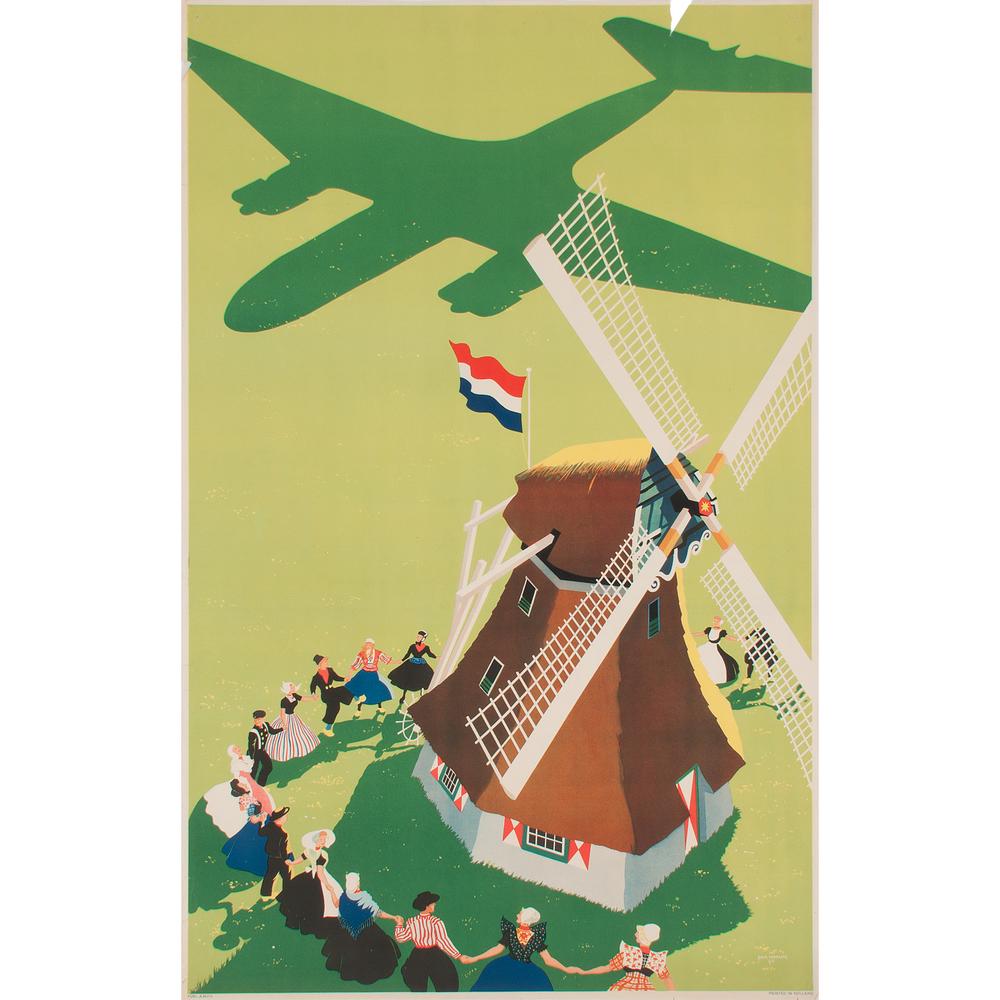 Paul C. Erkelens (Dutch, b. 1912) KLM Royal Dutch (1 of 2)