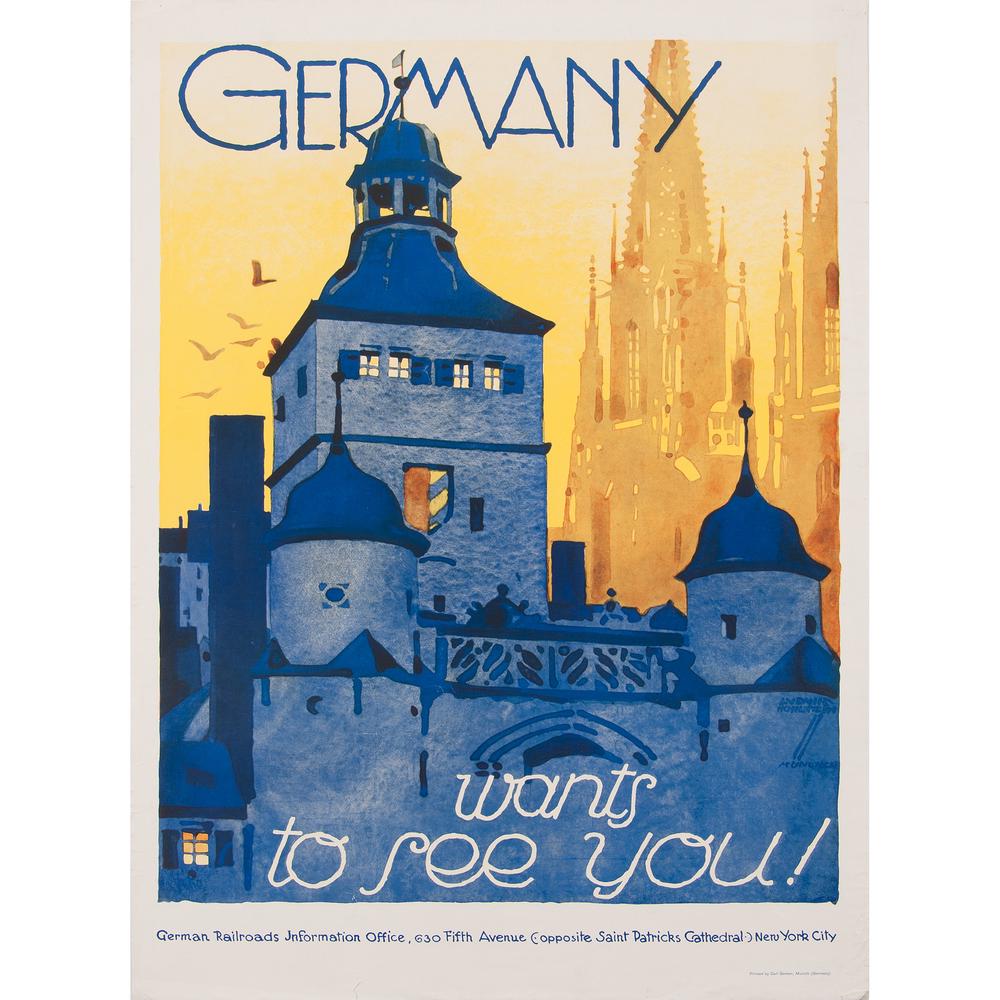 Ludwig Hohlwein (German, 1874-1949) Germany wants to (1 of 2)