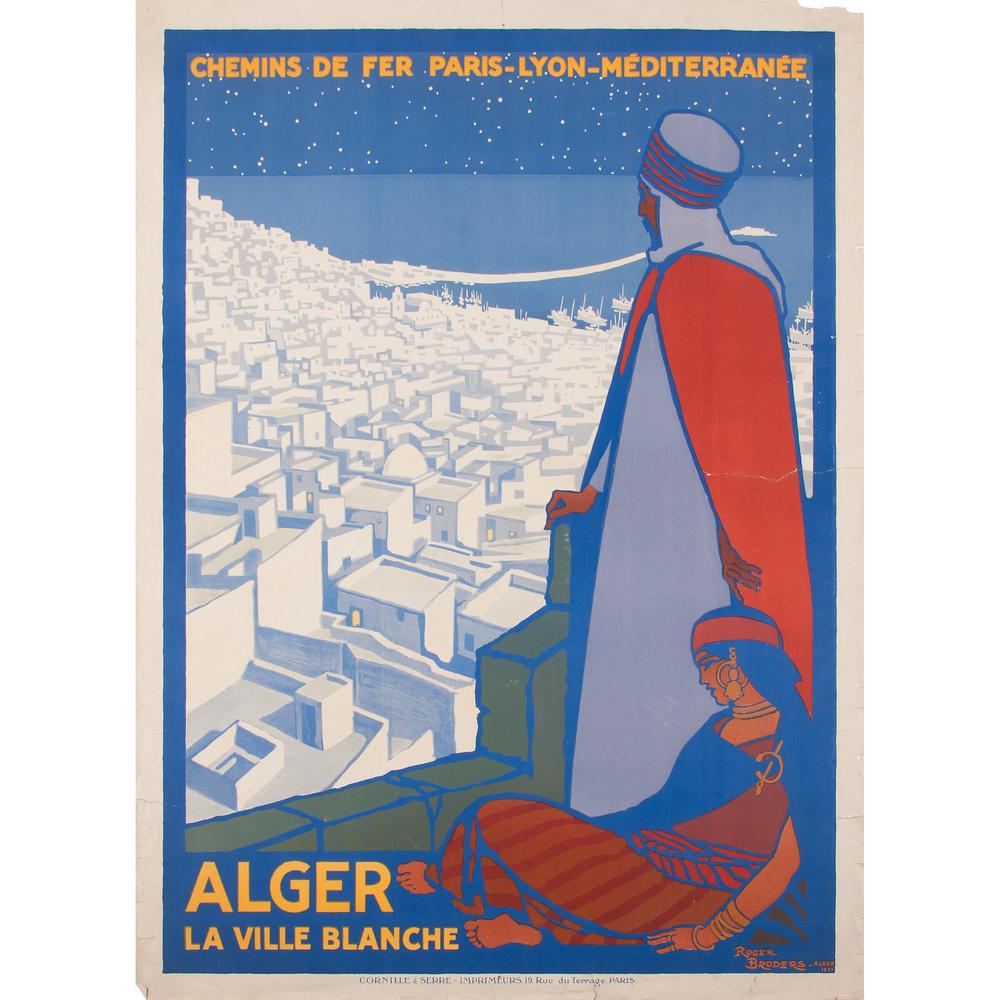Roger Broders (French, 1883-1953) Alger La Ville (1 of 2)