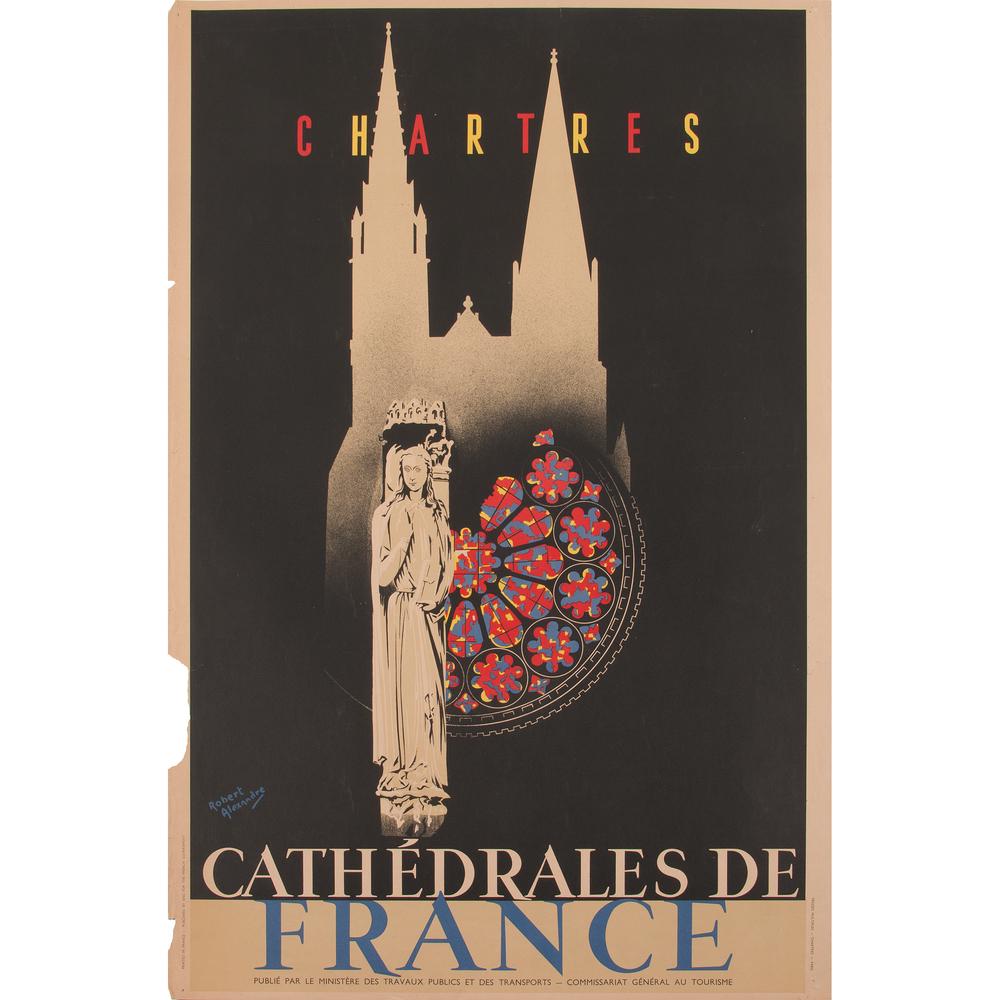 Robert Alexandre (French, 20th Century) Chartres (1 of 2)