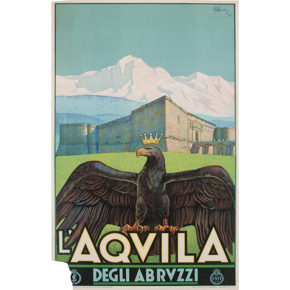 Umberto Noni (Italian, 20th Century) Aquila (1 of 2)